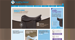 Desktop Screenshot of healthyhorsesaddles.com